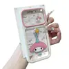 Chapéu Pontudo Estrela Adesivo Giratório Transforma Instantaneamente em Maçã Compatível com iPhone 17promax iPhone 16 Transparente Dopamina Céu Estrelado Capa