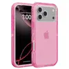 Aplicable Transfronterizo Funda para Teléfono Móvil Transparente a Prueba de Tres Elementos iPhone17Pm Cubierta Protectora Tres en Uno Anticaídas Apple 17/16/15