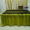 Mantel Desechable Impermeable a Prueba de Aceite de Plástico PE Rosa Azul Falda de Mesa Suministros de Decoración para Hotel Boda Fiesta
