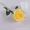 Flor Artificial Rosa Individual de Felpa Flor Decorativa para Sala de Estar Rama Única Rosa de Tela de Seda Adornos de Flores Artificiales Decoración de Boda