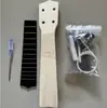 Caixa de biscoitos headstock de ukulele braço montagem diy pacote de material de produção acessórios him pintura colorida desenho