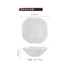 Prato de sabor doméstico Prato de vinagre de cerâmica Prato de molho Prato de vegetais salgados Prato Prato comercial de dois compartimentos Prato de porcelana pequeno
