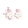 Accesorios para Joyería de Aleación DIY Flor de Girasol con Goteo de Aceite Trébol de Cuatro Hojas Colgante Pulsera Collar Pendientes Colgante W494
