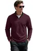 Sudadera deportiva fina multicolor con media cremallera y manga larga para hombre, de importación, para primavera/otoño, con cuello alto, casual, corte holgado, de Amazon
