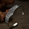 Venta Directa de Fábrica Pulsera Chapada en Plata para Hombre Kroxi Pulsera de Color Retro con Cruz Joyería de Plata al por Mayor Regalo de Cumpleaños