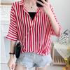 Camisa de Gasa de Verano Tirantes Conjunto de Dos Piezas Vestido de Verano Nuevo Top para Mujer Manga de Murciélago Estilo Coreano Adelgazante Ropa para Mujer