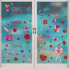 Pegatina de Refrigerador de Globo de Amor para el Día de San Valentín de Producto Nuevo Transfronterizo Pegatina de Vidrio de Ventana Decoración de Tienda del Día de San Valentín