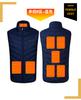 Selección Estricta de Chaleco Calefactor Transfronterizo Chaqueta Acolchada de Algodón Chaleco de Cuello Vertical Calefacción Inteligente para Hombre Invierno Chaleco Calentador Eléctrico de Temperatura Constante para Mujer