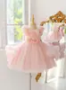 Fabricante Vestido Formal Infantil Niña Vestido de Boda Vestido de Princesa Elegante Disfraz de Performance para Banquetes Vestido Infantil Estilo Nuevo