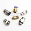 Conector de Mangueira de Ar para Caixa de Câmbio Rápida Válvula Seguidora da Caixa de Câmbio Alta-Baixa Manípulo da Válvula H Junta Esférica Cotovelo Conector Rápido Pneumático 4