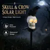 Luz de Jardim Solar à Prova d'Água de Resina com Coruja para Paisagem de Natal e Feriados - Luz de Chão para Exterior Transfronteiriça