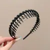 Diadema ondulada invisible sin costuras de corona alta para mujer, adecuada para uso diario, diadema que no aprieta, pinza para el pelo para lavarse la cara, accesorio para el pelo