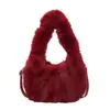 2026 Nova Moda Outono de Alta Qualidade Nicho Bolsa de Pelúcia Bolsa de Mão Bolsa Feminina para o Dia a Dia Bolsa de Ombro Único Transversal