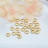 Joyería diy chapado en cobre oro real 18K cuentas sueltas cuentas de ábaco de ángulo cortado cuentas de mariposa voladora cuentas hechas a mano cuentas de cuentas