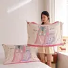 Conjunto de duas fronhas de gaze de algodão puro de oito camadas para travesseiro de uso doméstico simples, dupla face, de uso duplo, espessado, antiderrapante