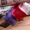 Fita de Gaze de Seda de Peixe com Meio Recorte Decoração para Sapatos e Chapéus Caixa de Presente Fita de Laço DIY Tira de Fita Listrada Materiais para Acessórios de Cabelo