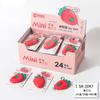 Mini faca de arte em formato de fruta, corte de papel, desmontagem expressa, desenho animado criativo, fofo, prático, desempacotamento, papelaria, faca artesanal