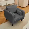 Sofá de luxo leve para salas pequenas, sofá simples de dois ou três lugares para apartamentos, lojas de roupas, imóveis para aluguel e áreas de recepção