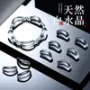 Cristal Branco Natural Tubo Curvo Nariz de Touro Contas Soltas Acessórios Feito à Mão Peças para Joias DIY Pulseira Colar Venda Direta de Fábrica