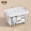 Caja de Almacenamiento Transparente Extra Grande Caja de Almacenamiento de Ropa para Dormitorio Juguetes Domésticos Escritorio Ropa Caja de Almacenamiento de Plástico Venta al por Mayor