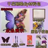 Kit de Material DIY de Borboleta de Flor Seca Dedicado a Lembranças para Meninos e Meninas, Espécime de Flor Eterna Presente de Aniversário