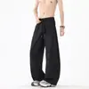 Lote Especial 28 Verano Nuevo Seda de Hielo Caída Delgada con Cordones Pantalones Cimitarra Versátil Caída Pantalones de Seda de Hielo Pantalones Casuales Kh921