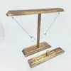 Juegos de Lanzar y Tirar Anillos de Madera de Escritorio Gancho para Lanzar Anillos Juego de Anillos