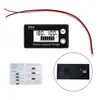 Voltímetro LCD 8-100V Detección de Potencia de Batería de Coche Pantalla Digital Pantalla de Capacidad de Batería de Litio Batería de Plomo-Ácido