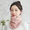 Bufanda Protección Cuello Manga para Cuello A prueba de Frío Mujeres Cálida Otoño e Invierno Cuello Chal para Hombres A prueba de Viento Ciclismo Engrosado Forrado de Felpa Moda
