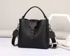 Bolso Cubo de Moda Bolso de Piel Genuina para Mujer 2026 Modelo Nuevo Bolso de Mano de Piel de Vaca de Primera Capa Bolso Cruzado de Hombro Versátil 6021