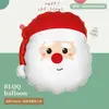 Globo de Película de Aluminio Nuevo de Navidad Transfronterizo Árbol de Navidad Papá Noel Muñeco de Nieve Reno Decoración de Fiesta Navideña Globo