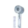 Cabezal de ducha secador de pelo, cabezal de ducha de mano anti-obstrucción desmontable para baño, calentador de agua con turbo de cuatro velocidades