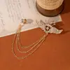 ¡Guau!Corona Retro Europea y Americana Cadena de Borla Moda Ropa Formal Lujo Ligero Gama Alta Accesorio de Pedrería Broche