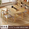 Conjunto de Mesa de Chá e Cadeiras, Mesa de Chá Simples, Mesa de Chá para Escritório, Mesa de Jantar Pequena, Mesa Baixa, Mesa de Sofá Pequena para Uso Doméstico na Sala de Estar