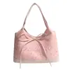 Bolso para mujer estilo coreano bordado de estrella de cinco puntas estampado de estrellas bolso de mano de gran capacidad bolso de axila bolso tote de hombro