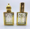 Botellas de Aceite Esencial de Gama Alta al por Mayor de 10 ml Octagonales Galvanizadas con Ruedita Roll-On Botellas de Perfume con Alta Apariencia y Estilo de Oriente Medio Botellas de Vidrio