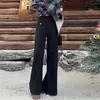 Jeans Vintage de Pierna Ancha para Mujer 2025 Primavera/Verano Nuevos de Cintura Alta Sueltos Moda Versátil Adelgazantes Pantalones Negro Otros Colores