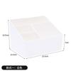 Caja de Almacenamiento de Escritorio de Tres Compartimentos Dormitorio Simple Soporte Trapezoidal para Bolígrafos Multifuncional Oficina Miscelánea Tocador Compartimento Caja Organizadora