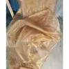 Tela de organza transparente fina suave ropa vestido falda de tul cortina de gasa tela de fondo de boda hilo de hadas hecho a mano