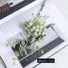 Flor artificial ramo alto fruta rica azevinho fruto baga vermelha casa casamento decoração ornamentos Ano Novo flor atacado baga