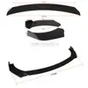Dtouch Coche Universal Tres Etapas Pala Frontal Grande Ajustable Combinación de Tres Etapas Pala Frontal Pala Frontal Negro Brillante Labio Frontal