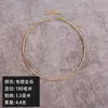 Anillos de Alambre de Acero Hechos a Mano para Manualidades Sin Soldadura, Materiales para Bisutería, Adornos para Colgar en el Coche de Tubo de Cobre, Anillas Abiertas, Accesorios para Joyería
