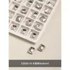 Acessórios para Nail Art Rede de Diamante Transparente Venda Quente Coração Torto Machado Gota d'Água Quadrado Gordo Borboleta Diamante Branco Folha de Ouro Decorações para Unhas