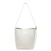 Bolsa Saco Texturizada de Grande Capacidade Estilo Coreano Minimalista Urbano Bolsa de Ombro 2026 Nova Versátil de Ombro Único Transversal Bolsa Mãe e Filha