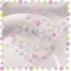 Pegatinas para Uñas con Flor en Relieve Margarita Pequeña Tulipán de Dibujos Animados Conejito Corazón Mariposa Súper Lindas Calcomanías Estéreo 3D