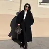 Jaqueta Corta-Vento Longa Casual Versátil com Gola Alta e Mangas Morcego - Nova Coleção Outono/Inverno 2025 - Aliexpress