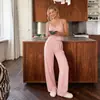 Pijama de Punto Cómodo y Suave Estilo Europeo para Mujer 2026 Juego de Dos Piezas Otoño Invierno Nuevo Conjunto Ropa de Casa Femenina Transfronteriza
