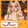 Pegatinas de Tatuajes de Color para Halloween Transfronterizos Divertidas Pegatinas de Cara de Dibujos Animados para Fiesta Nuevo Maquillaje Temporal Pegatinas de Terror Impermeables