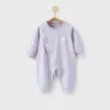 Mameluco para Bebé para Primavera y Otoño, Ropa para Recién Nacidos, Atuendo de Primavera, Mameluco de Manga Larga, Algodón Modal