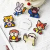 Broche de Acrílico Lindo de Dibujos Animados Zootopia Accesorio para Mochila Regalo Pequeño Regalo